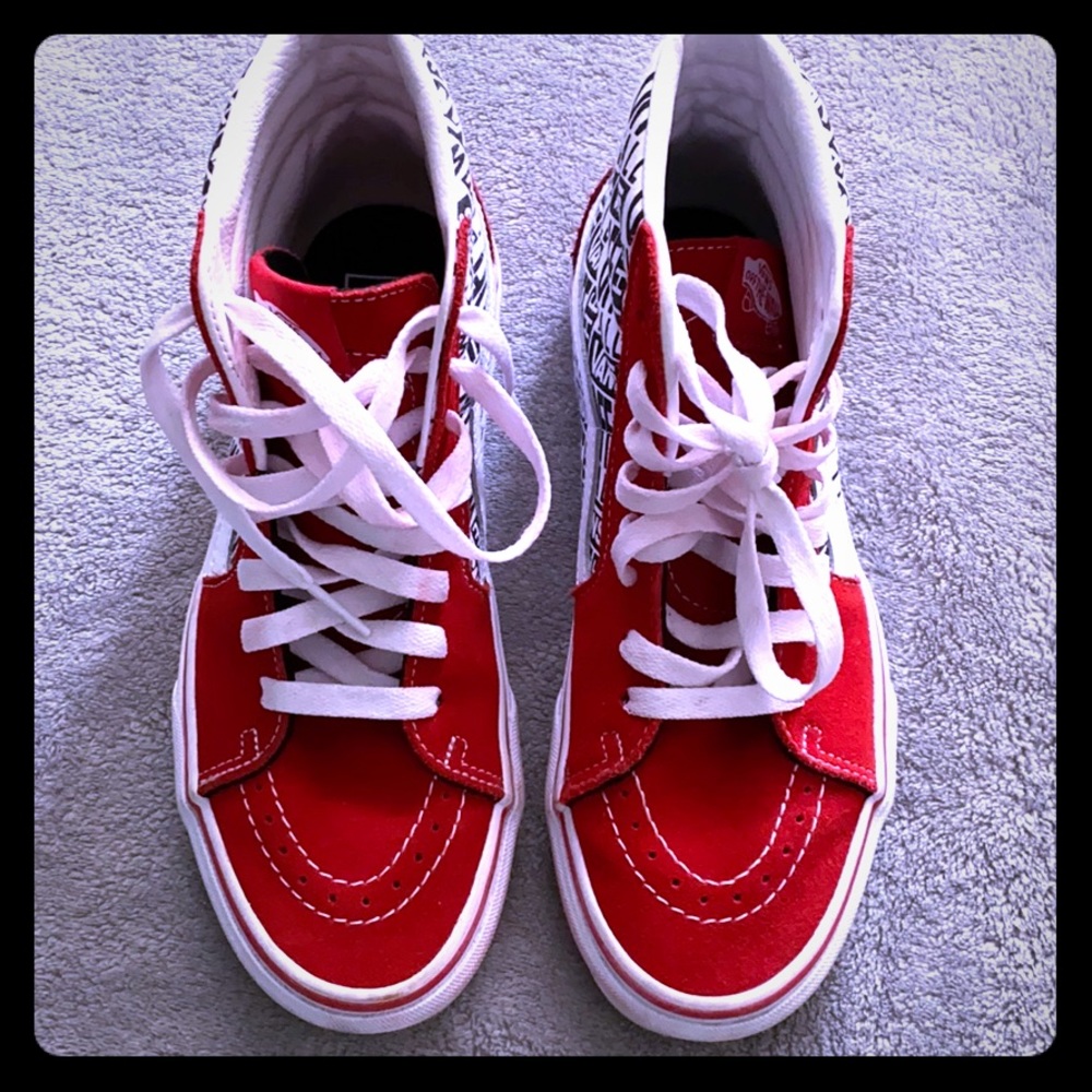 Vans Red High Tops